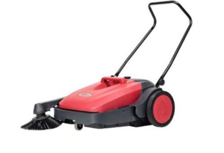 viper ps480 veegmachine 50000492 handbediend rood push sweeper
