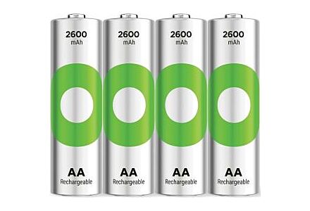GP ReCyko AA oplaadbare batterijen 2600mAh
