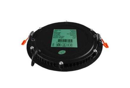 LED panel downlight 12W 4000K incl. driver zwart