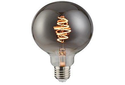 Nordlux LED Globe G125 E27 Spiraal Grijs Dimbaar