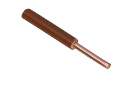VD draad 6qmm bruin 2,5m