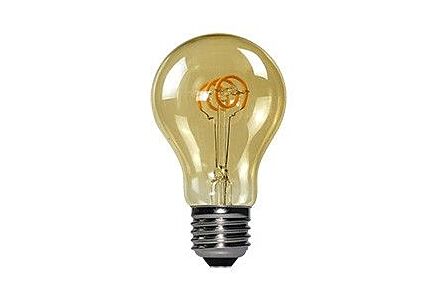 LED GLS E27 4-10W 2200K filament spiraal gold dimbaar