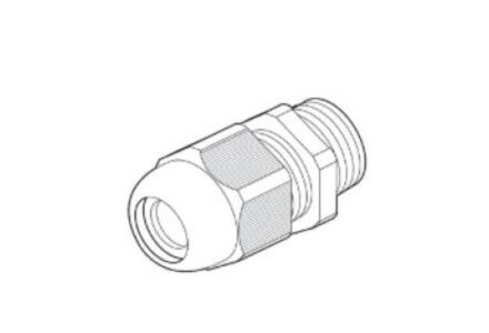 JSL Wartel PVC M20 Grijs IP68 Halogeenvrij